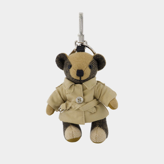 Thomas Trench Keychain - Burberry - Wool - Beige