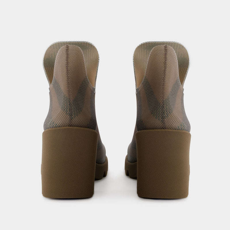 Ankle Boots Marsh- Burberry - Synthetic - Nude