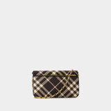 Bin Wallet On Chain - Burberry - Synthetic Leather - Black