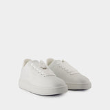 Box Sneakers - Burberry - Leather - White