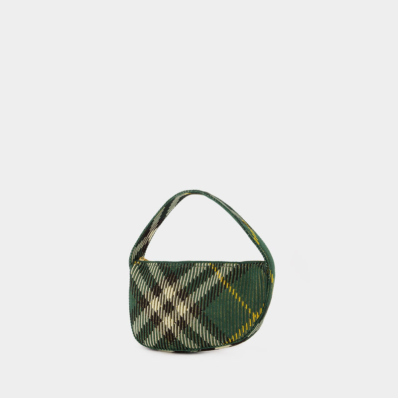 Knit Baguette Purse - Burberry - Nylon - Green