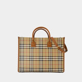 Medium Freya Shopper Bag - Burberry - Synthetic Leather - Brown