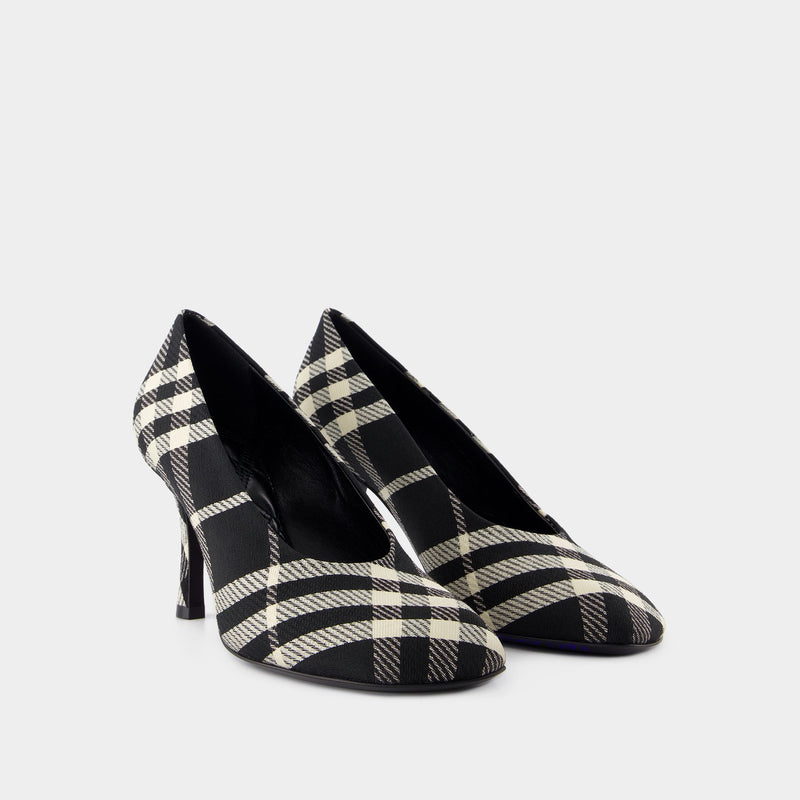 Baby 85 Pumps - Burberry - Synthetic - Black