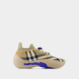 Neptune Sneakers - Burberry - Nylon - Beige