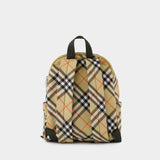 Classic Small Backpack - Burberry - Synthetic - Beige