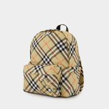 Classic Small Backpack - Burberry - Synthetic - Beige