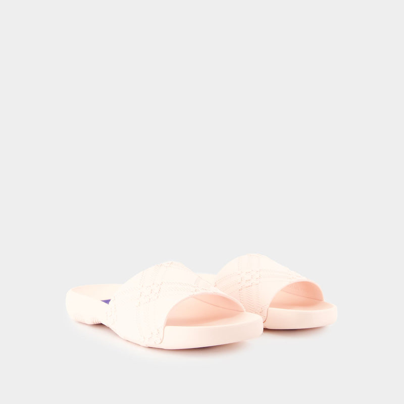 Dive Sandals - Burberry - Synthetic - Pink