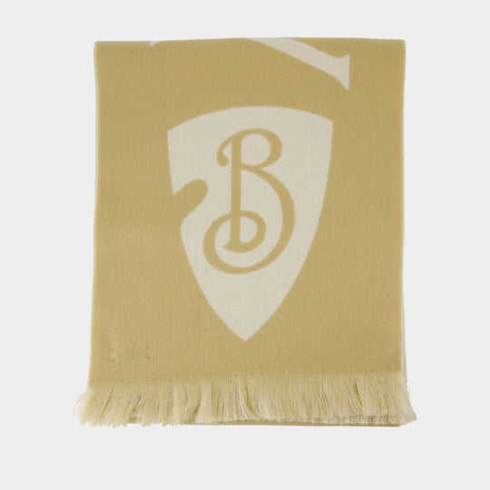 Scarf - Burberry - Wool - Beige
