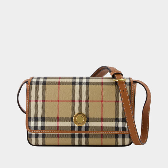 Hampshire Purse - Burberry - Synthetic Leather - Beige