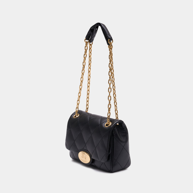 Ll Small Strand Shoulder Bag - Burberry - Leather - Black