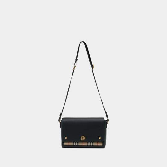 Ll Medium Note Purse - Burberry - Leather - Black
