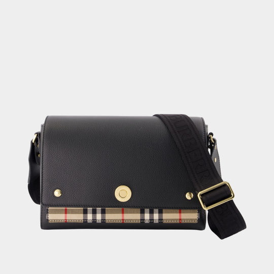 Ll Medium Crossbody - Burberry - Leather - Black