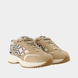 Eclipse L Sneakers - Burberry - Leather - Beige