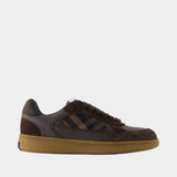 Mf New Terrace Mix M Sneakers - Burberry - Leather - Brown