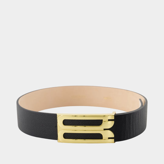 Jumbo Belt - Victoria Beckham - Leather - Black