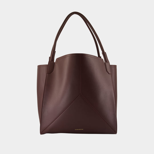 Victoria Shoulder Bag - Victoria Beckham - Leather - Burgundy