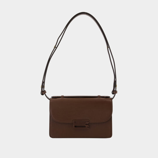 Tonal Mini Dorian Crossbody - Victoria Beckham - Leather - Brown