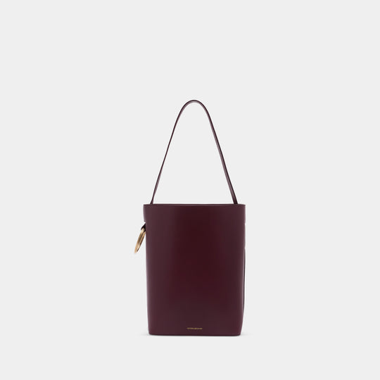 Dia Bucket Shopper Bag - Victoria Beckham - Leather - Burgundy