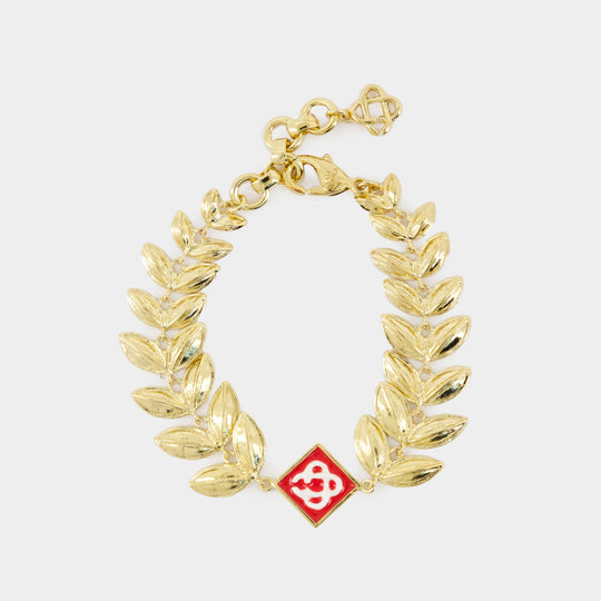 Laurel Leaf Bracelet - Casablanca - Gold - Gold