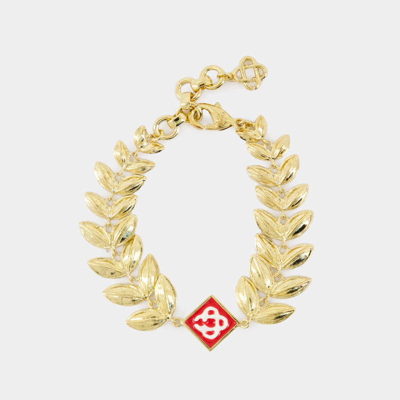 Laurel Leaf Bracelet - Casablanca - Gold - Gold