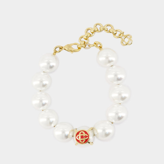 Pearl Bracelet - Casablanca - Gold - White