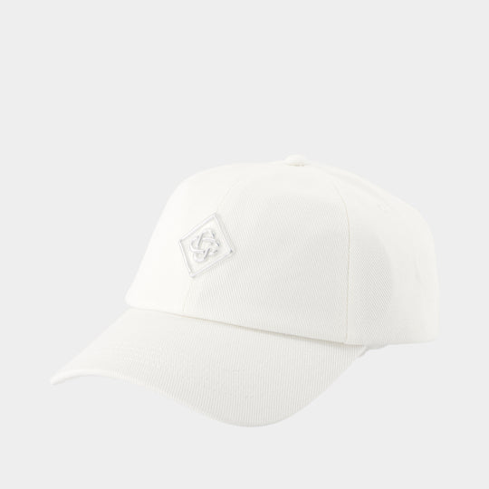 Cc Logo Patch Cap - Casablanca - Cotton - White