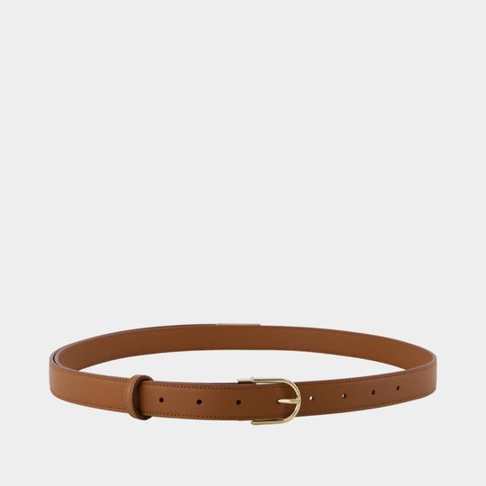 Dorian B Finite Belt - Victoria Beckham - Leather - Brown