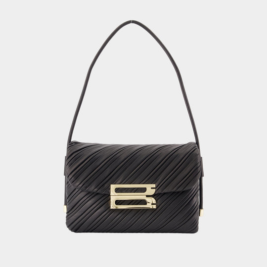 Soft Dorian Shoulder Bag - Victoria Beckham - Leather - Black