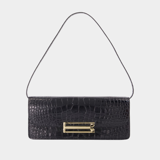 Dorian East West Clutch - Victoria Beckham - Leather - Black