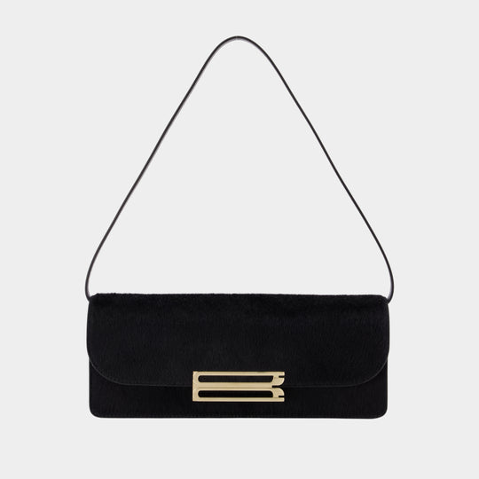 Dorian East West Clutch - Victoria Beckham - Leather - Black
