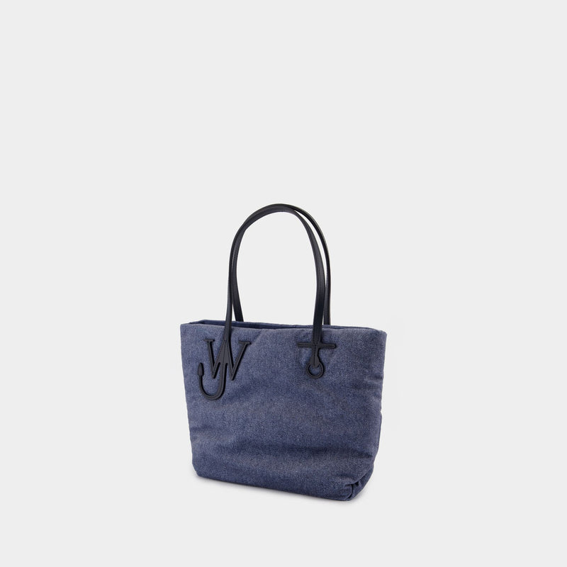 Small Puffy Anchor Shopper Bag - J.W. Anderson - Polyester - Blue