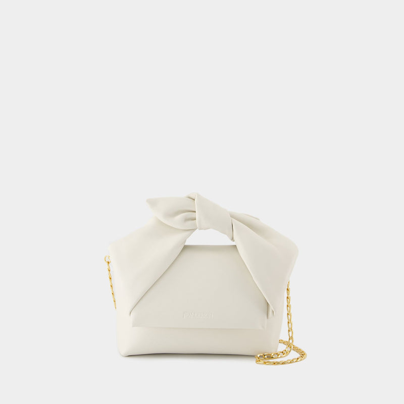 Bow Small Twister Crossbody - J.W. Anderson - Leather - White