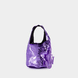 Mini Sequin Crossbody - J.W. Anderson - Leather - Purple