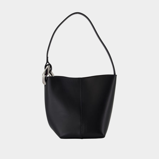 The Jwa Corner Small Shoulder Bag - J.W. Anderson - Leather - Black