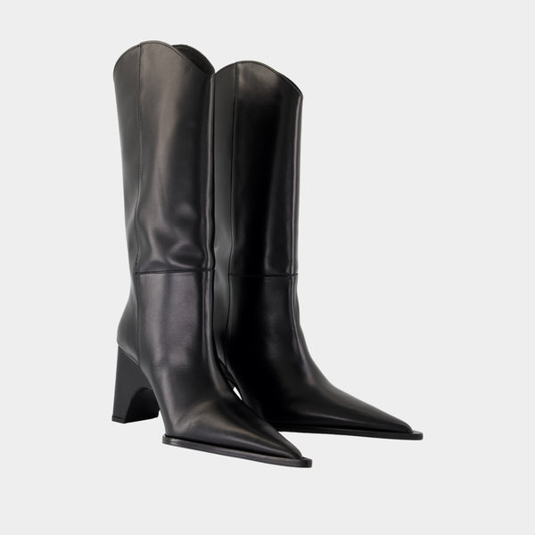 Bridge Cowboy Boots - Coperni - Leather - Black