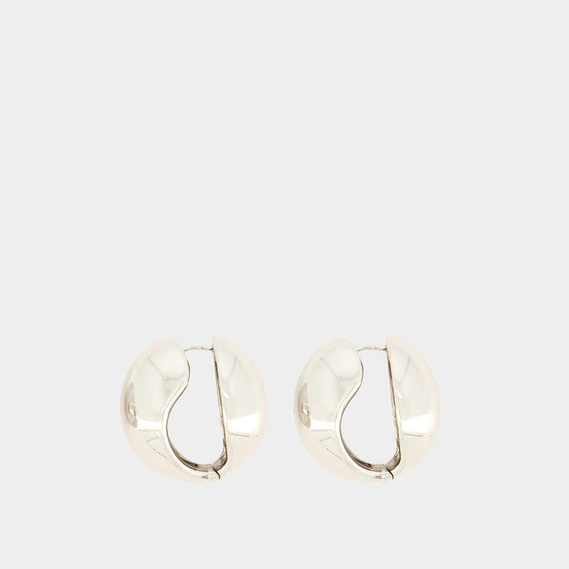 Logo Earrings - Coperni - Metal - Silver