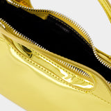 Metallic Micro Baguette Swipe Bag - Coperni - Synthetic - Gold