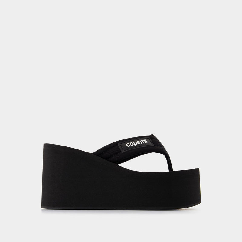 Wedge Sandals - Coperni - Leather - Black