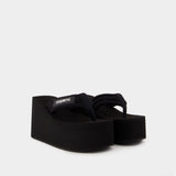 Wedge Sandals - Coperni - Leather - Black