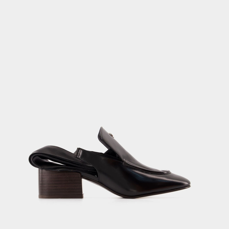 Sling Back Loafers - Coperni - Leather - Black