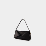 Belt Baguette Bag Purse - Coperni - Leather - Black