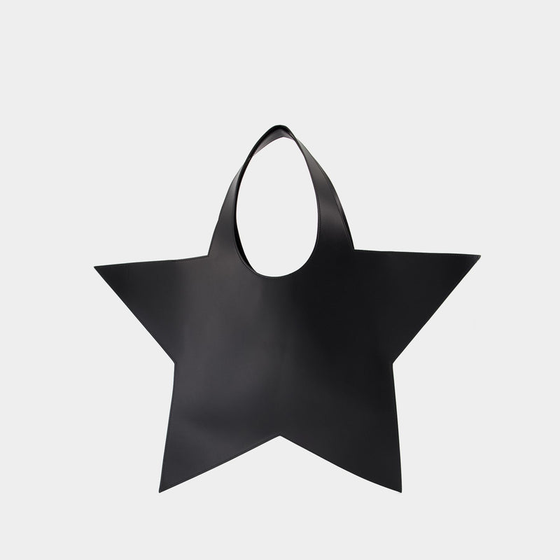 Star Tote Bag Shopper Bag - Coperni - Leather - Black