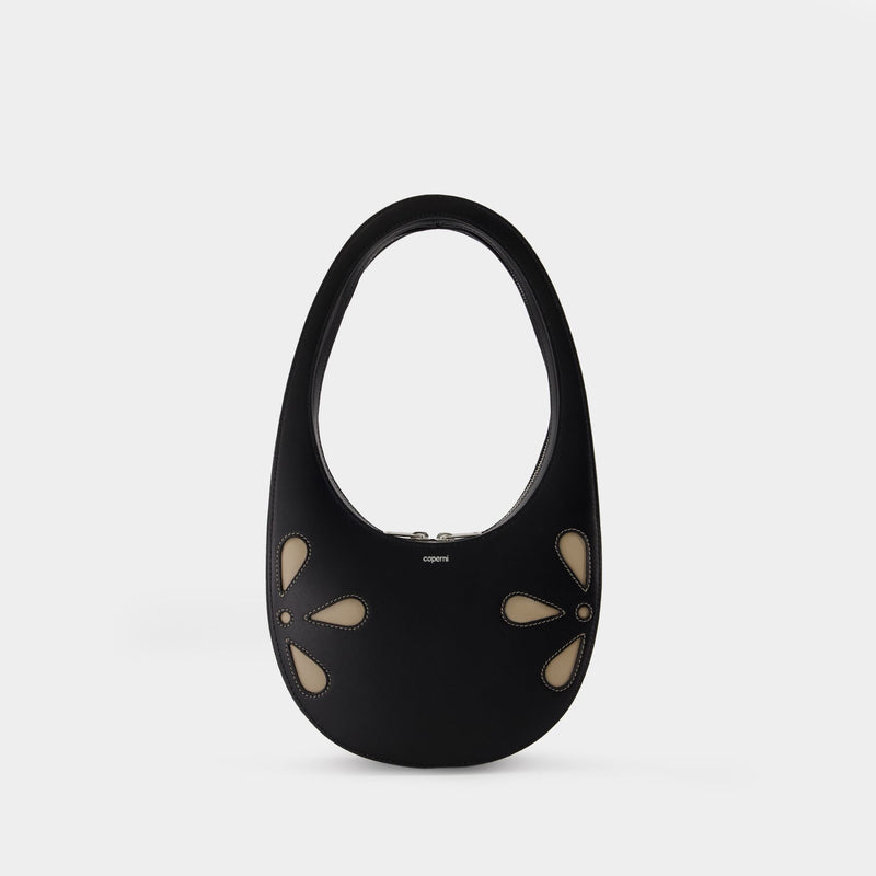 Petal Swipe Purse - Coperni - Leather - Black