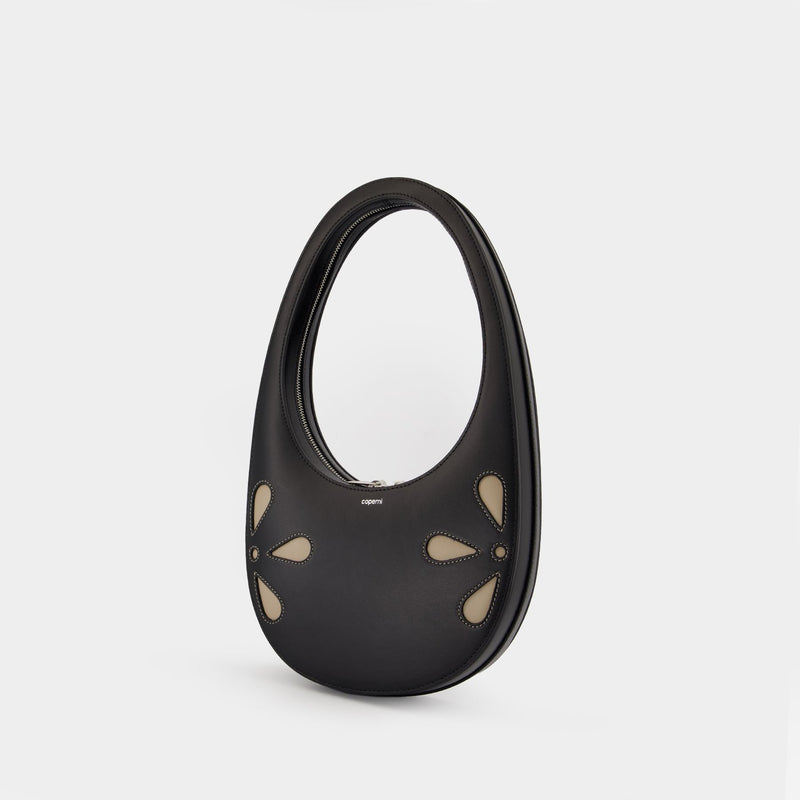 Petal Swipe Purse - Coperni - Leather - Black