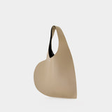 Heart Shopper Bag - Coperni - Leather - Beige