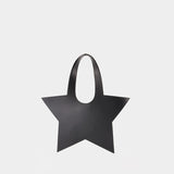 Mini Star Shopper Bag - Coperni - Leather - Black