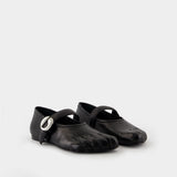 Five Toe Belt Ballerinas - Coperni - Leather - Black