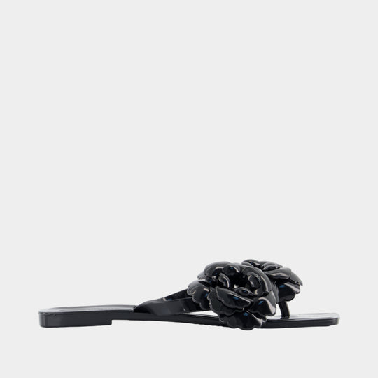 Silicone Flower sandals - Coperni - Synthetic - Black
