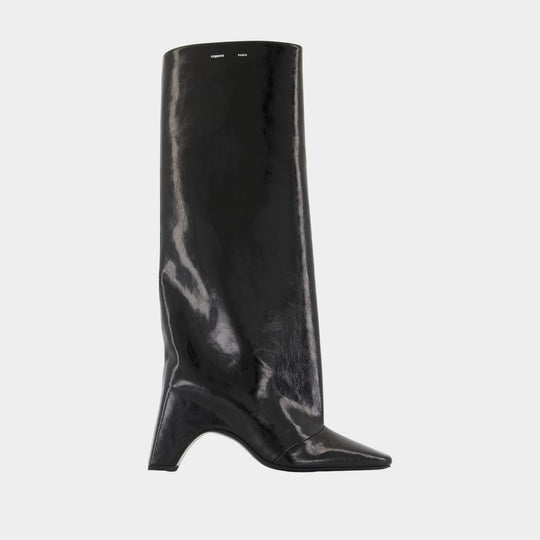 Cactus Bridge Boots - Coperni - Leather - Black