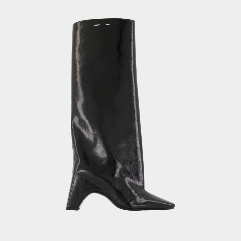 Cactus Bridge Boots - Coperni - Leather - Black